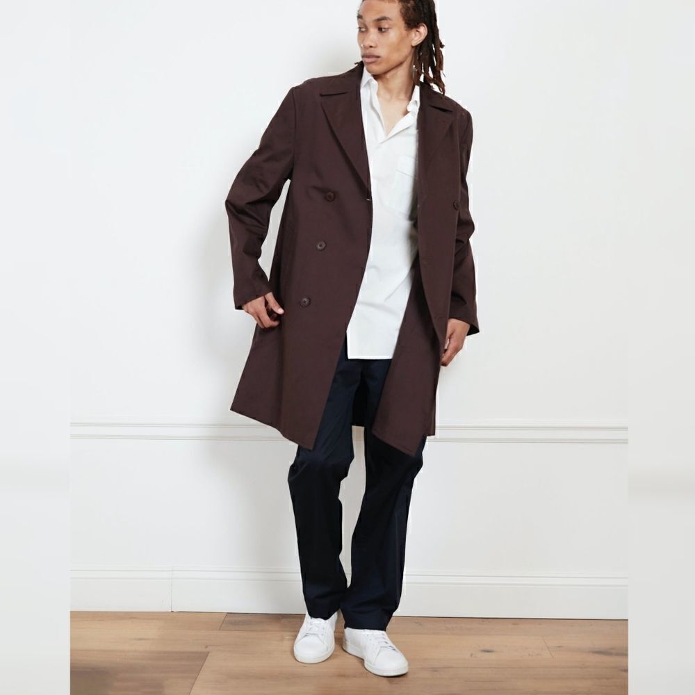 NEW - RAIMENT - XL - Men's Light DB Coat in Brown